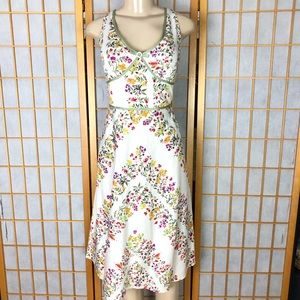 Madison Leigh Romantic Flower Print Sun Dress Sz 6